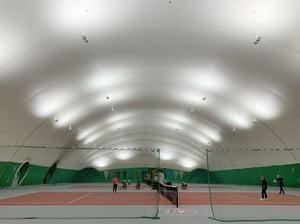 University of New Mexico Indoor Tennis Facility - After LED Install